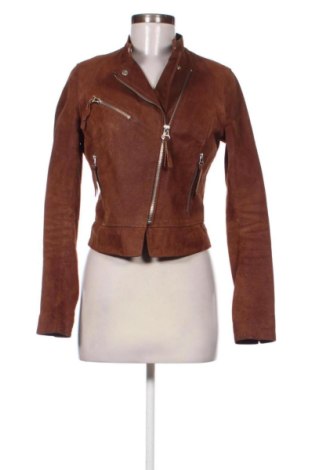 Дамско кожено яке New Look, Размер M, Цвят Кафяв, Цена 50,00 €