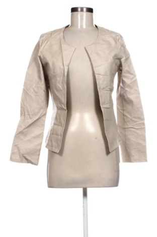 Дамско кожено яке Unbranded, Размер S, Цвят Бежов, Цена 30,16 €