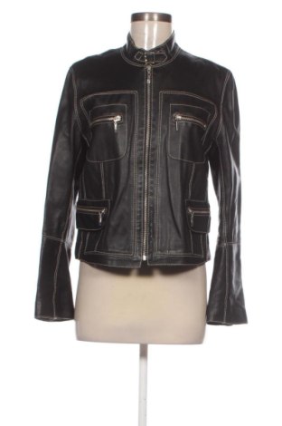 Geacă de piele pentru femei Unbranded, Mărime M, Culoare Negru, Preț 260,66 Lei