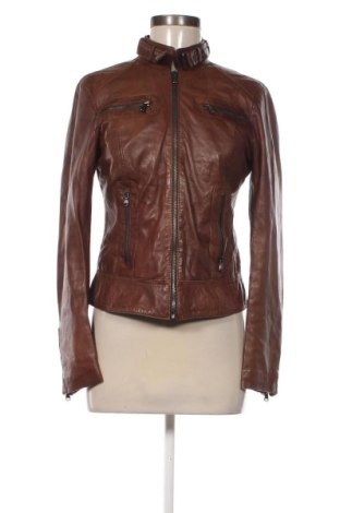 Дамско кожено яке Unbranded, Размер M, Цвят Кафяв, Цена 49,68 €