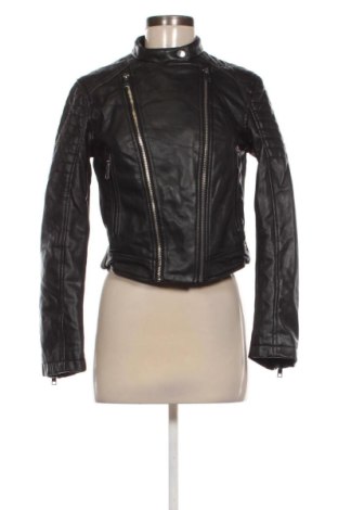Geacă de piele pentru femei Zara, Mărime M, Culoare Negru, Preț 129,99 Lei