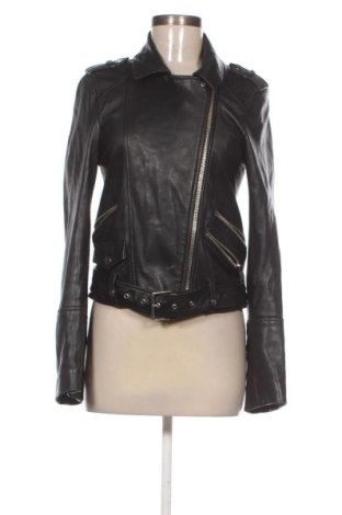 Geacă de piele pentru femei Zara, Mărime M, Culoare Negru, Preț 239,81 Lei
