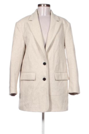 Damski płaszcz Zara, Rozmiar S, Kolor ecru, Cena 148,99 zł