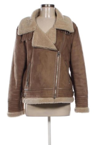 Palton de femei Zara, Mărime XL, Culoare Bej, Preț 180,96 Lei