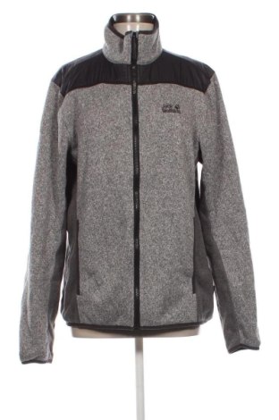 Herren Sportoberteil Jack Wolfskin, Größe L, Farbe Grau, Preis 20,99 €