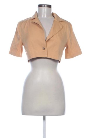 Sacou de femei SHEIN, Mărime XS, Culoare Bej, Preț 151,99 Lei