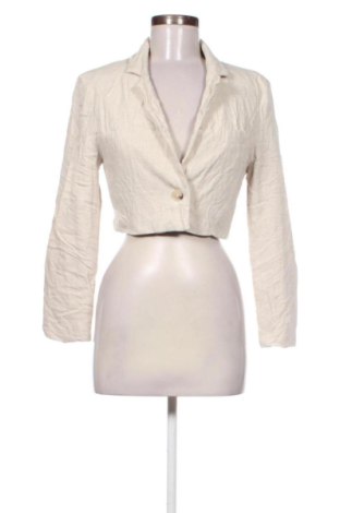 Sacou de femei Stradivarius, Mărime S, Culoare Bej, Preț 151,99 Lei