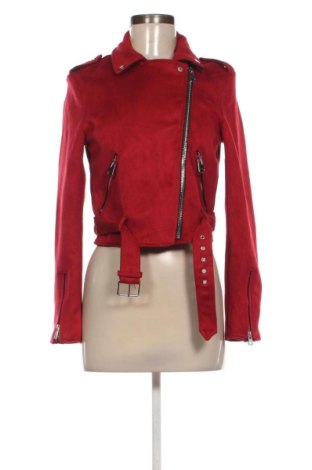 Γυναικείο μπουφάν Bershka, Μέγεθος M, Χρώμα Κόκκινο, Τιμή 29,99 €