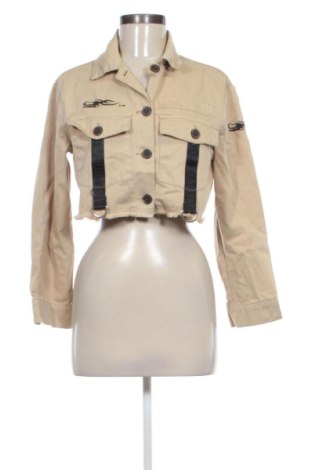 Kurtka damska Bershka, Rozmiar XS, Kolor Beżowy, Cena 129,99 zł
