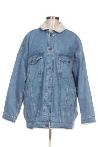 Geacă de femei Bershka, Mărime L, Culoare Albastru, Preț 104,26 Lei