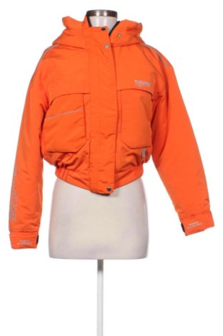 Γυναικείο μπουφάν Bershka, Μέγεθος S, Χρώμα Πορτοκαλί, Τιμή 30,00 €