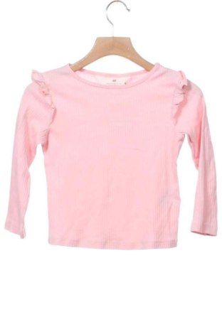 Kinder Shirt H&M, Größe 2-3y/ 98-104 cm, Farbe Aschrosa, Preis 6,00 €
