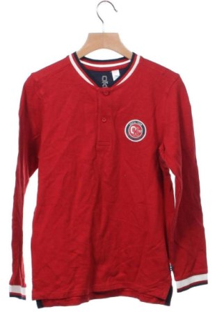 Gyerek blúz Okaidi, Méret 8-9y / 134-140 cm, Szín Piros, Ár 4 689 Ft