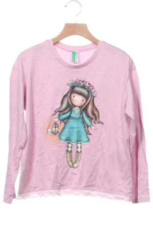 Dětská halenka  United Colors Of Benetton, Velikost 7-8y/ 128-134 cm, Barva Popelavě růžová, Cena  349,00 Kč