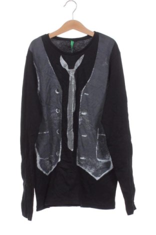 Bluză pentru copii United Colors Of Benetton, Mărime 12-13y/ 158-164 cm, Culoare Negru, Preț 161,99 Lei