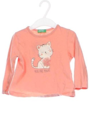 Детска блуза United Colors Of Benetton, Размер 12-18m/ 80-86 см, Цвят Оранжев, Цена 12,00 €