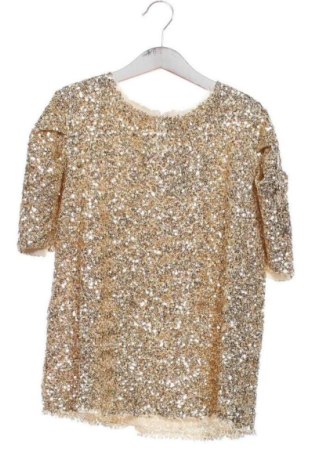 Детска блуза Zara, Размер 12-13y/ 158-164 см, Цвят Златист, Цена 7,00 €