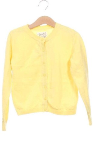 Kinder Strickjacke C&A, Größe 6-7y/ 122-128 cm, Farbe Gelb, Preis 9,00 €