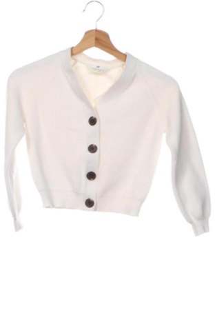 Kinder Strickjacke H&M, Größe 8-9y/ 134-140 cm, Farbe Weiß, Preis 8,63 €