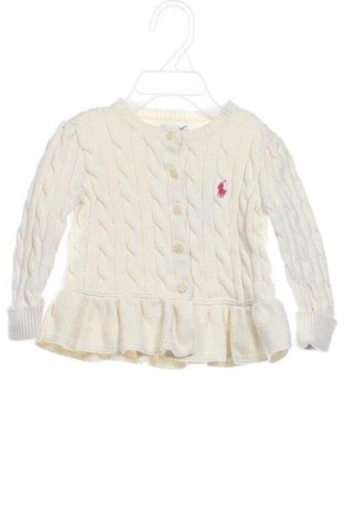 Dziecięcy kardigan Ralph Lauren, Rozmiar 12-18m/ 80-86 cm, Kolor ecru, Cena 187,55 zł