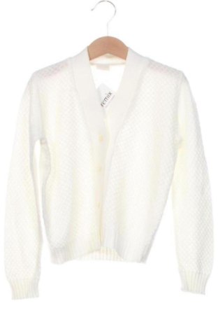 Kinder Strickjacke Unbranded, Größe 5-6y/ 116-122 cm, Farbe Ecru, Preis 9,00 €