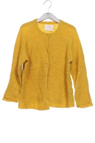 Детска жилетка Zara, Размер 7-8y/ 128-134 см, Цвят Жълт, Цена 7,15 €