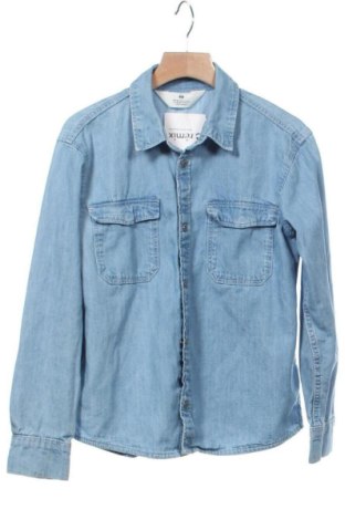 Kinderhemd H&M, Größe 7-8y/ 128-134 cm, Farbe Blau, Preis 5,75 €