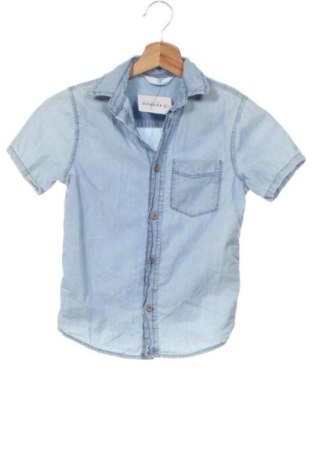 Детска риза Marks & Spencer, Размер 6-7y/ 122-128 см, Цвят Син, Цена 7,10 €