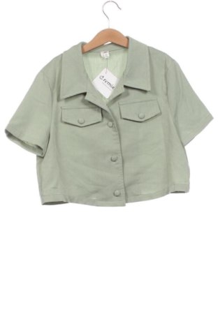 Cămașă pentru copii SHEIN, Mărime 11-12y/ 152-158 cm, Culoare Verde, Preț 30,28 Lei