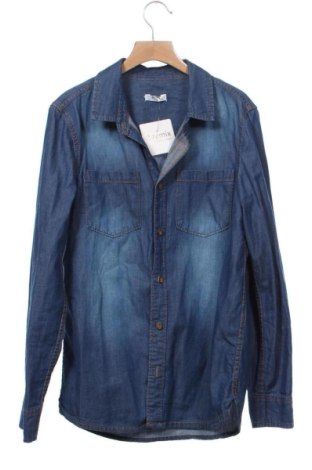 Kinderhemd Unbranded, Größe 11-12y/ 152-158 cm, Farbe Blau, Preis 6,00 €