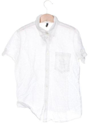 Cămașă pentru copii United Colors Of Benetton, Mărime 5-6y/ 116-122 cm, Culoare Alb, Preț 61,00 Lei