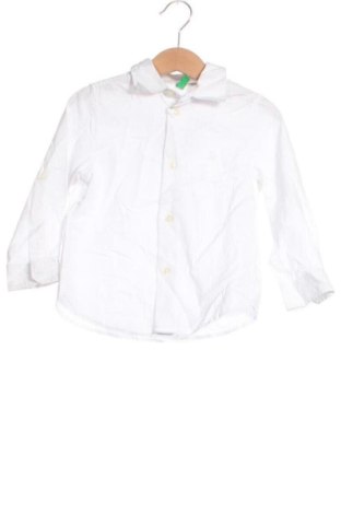 Cămașă pentru copii United Colors Of Benetton, Mărime 2-3m/ 56-62 cm, Culoare Alb, Preț 72,99 Lei