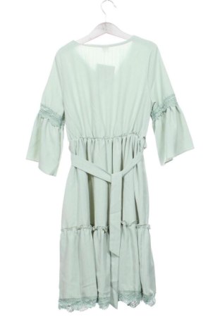 Dziecięca sukienka SHEIN, Rozmiar 10-11y/ 146-152 cm, Kolor Zielony, Cena 64,99 zł