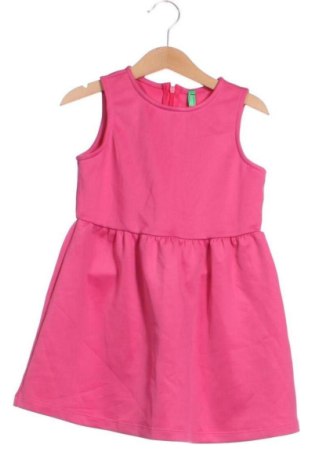 Детска рокля United Colors Of Benetton, Размер 3-4y/ 104-110 см, Цвят Розов, Цена 14,31 €