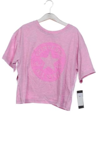 Детска тениска Converse, Размер 10-11y/ 146-152 см, Цвят Розов, Цена 24,03 €
