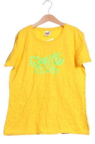 Kinder T-Shirt Fruit Of The Loom, Größe 13-14y/ 164-168 cm, Farbe Gelb, Preis 6,99 €