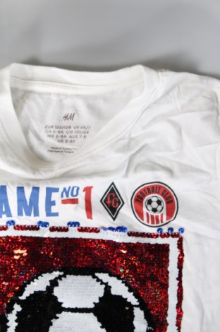 Dziecięcy T-shirt H&M, Rozmiar 6-7y/ 122-128 cm, Kolor Kolorowy, Cena 24,99 zł