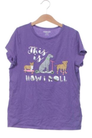 Детска тениска Lands' End, Размер 12-13y/ 158-164 см, Цвят Лилав, Цена 5,04 €