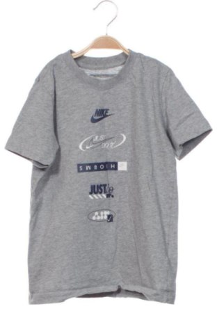 Kinder T-Shirt Nike, Größe 7-8y/ 128-134 cm, Farbe Grau, Preis 10,23 €