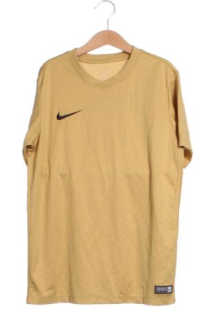 Tricou pentru copii Nike, Mărime 11-12y/ 152-158 cm, Culoare Auriu, Preț 71,99 Lei