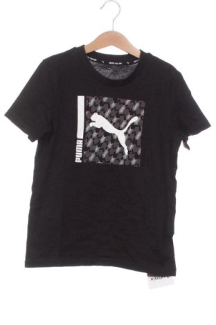 Детска тениска PUMA, Размер 8-9y/ 134-140 см, Цвят Черен, Цена 10,73 €