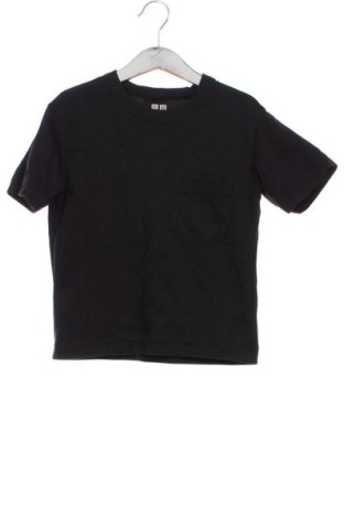 Dziecięcy T-shirt Uniqlo, Rozmiar 3-4y/ 104-110 cm, Kolor Czarny, Cena 40,99 zł