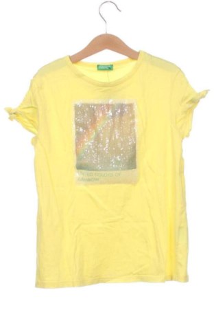 Kinder T-Shirt United Colors Of Benetton, Größe 10-11y/ 146-152 cm, Farbe Gelb, Preis € 7,66