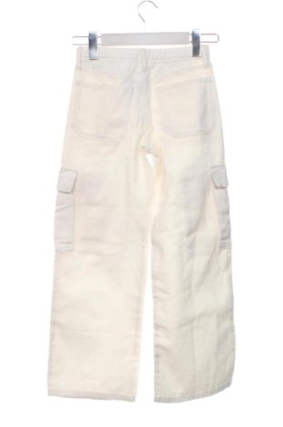 Dziecięce jeansy H&M, Rozmiar 7-8y/ 128-134 cm, Kolor ecru, Cena 139,32 zł