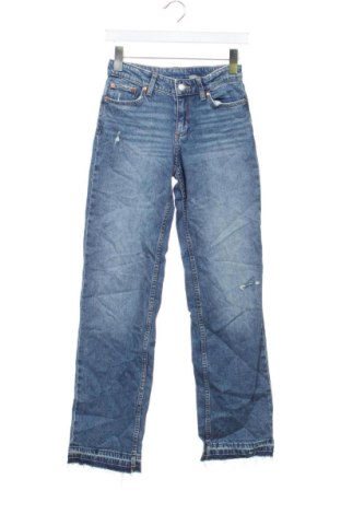 Blugi pentru copii H&M, Mărime 11-12y/ 152-158 cm, Culoare Albastru, Preț 101,99 Lei