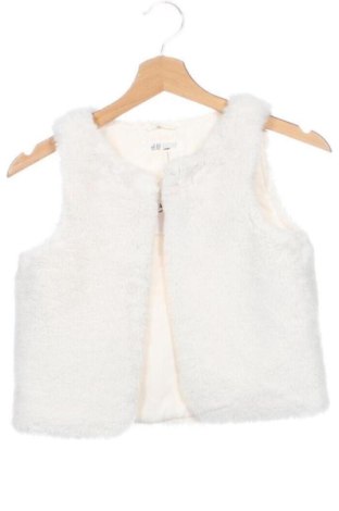 Kinderweste H&M, Größe 8-9y/ 134-140 cm, Farbe Weiß, Preis 10,73 €