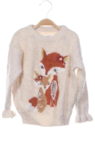 Kinderpullover Happy Girls By Eisend, Größe 2-3y/ 98-104 cm, Farbe Beige, Preis 9,00 €