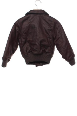 Dětská kožená bunda  Sisley, Velikost 2-3m/ 56-62 cm, Barva Hnědá, Cena  1 499,00 Kč