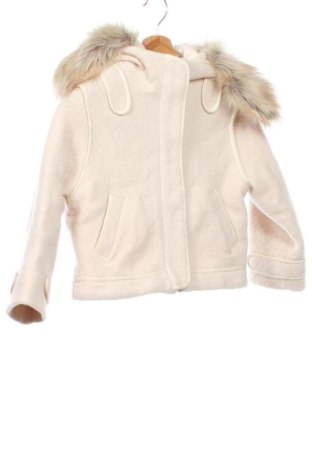 Palton pentru copii Zara, Mărime 6-7y/ 122-128 cm, Culoare Ecru, Preț 85,99 Lei