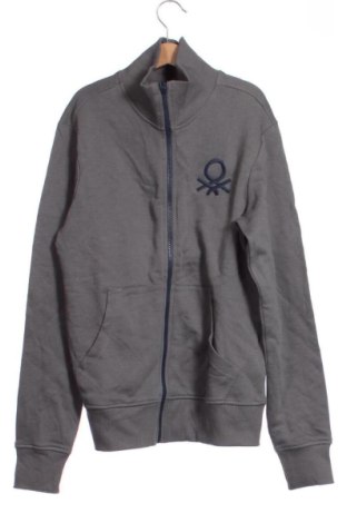 Bluză de trening, pentru copii United Colors Of Benetton, Mărime 11-12y/ 152-158 cm, Culoare Gri, Preț 196,99 Lei